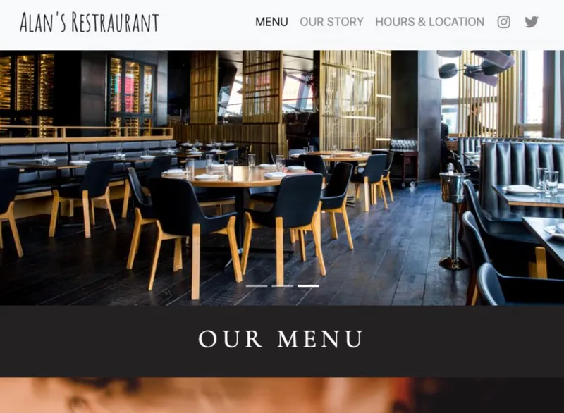 Restaurant Website with Admin Panel